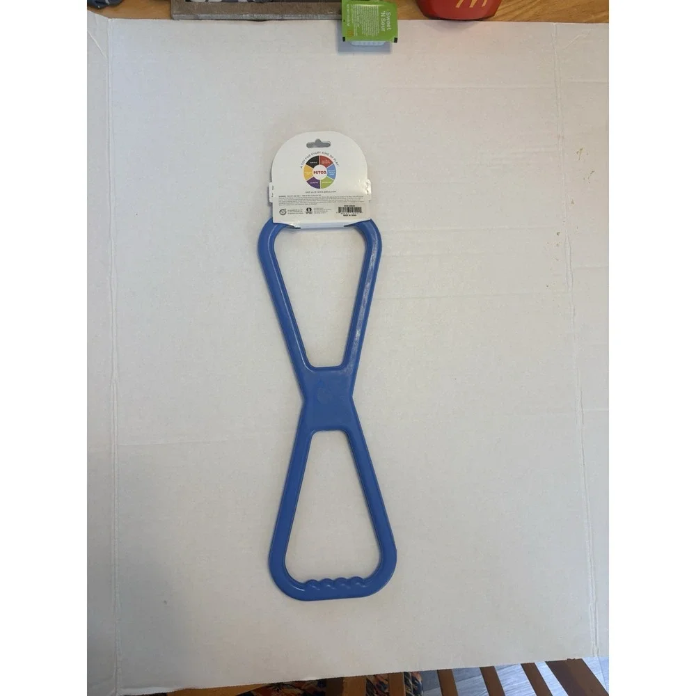 PETCO Healthy Teeth & Jaws Blue Dog Chew Toy Teething Aid NWT tug, bully